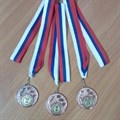 Комплект наградных медалей с лентой - фото 11127